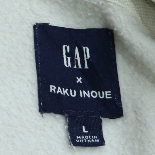 Womens UK Size L Gap White Pullover Hoodie
