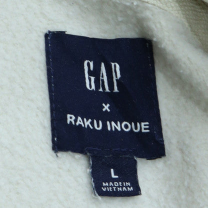 Womens UK Size L Gap White Pullover Hoodie