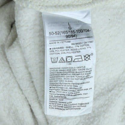Womens UK Size L Gap White Pullover Hoodie