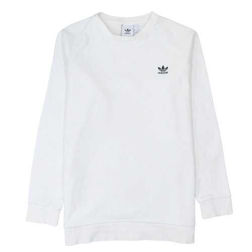 Mens UK Size L adidas White Pullover Sweatshirt