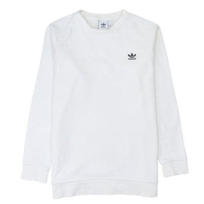 Mens UK Size L adidas White Pullover Sweatshirt