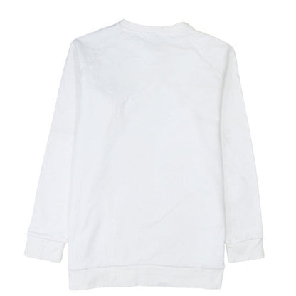 Mens UK Size L adidas White Pullover Sweatshirt