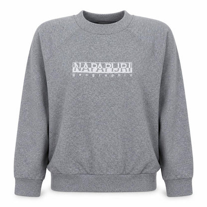 Womens UK Size M Napapijri Grey Pullover Sweatshirt