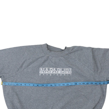 Womens UK Size M Napapijri Grey Pullover Sweatshirt