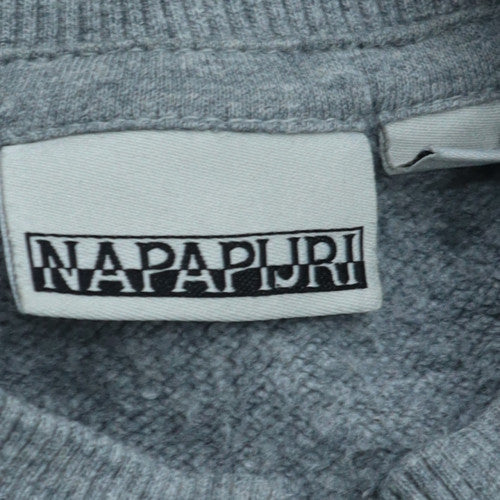 Womens UK Size M Napapijri Grey Pullover Sweatshirt