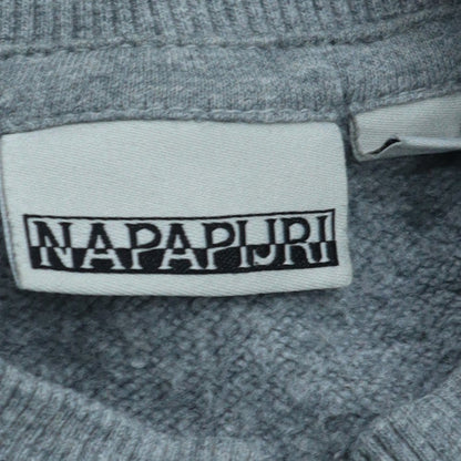 Womens UK Size M Napapijri Grey Pullover Sweatshirt