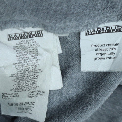 Womens UK Size M Napapijri Grey Pullover Sweatshirt