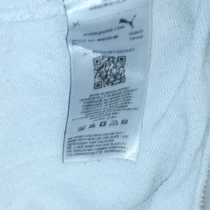 Mens UK Size L PUMA White Pullover Hoodie