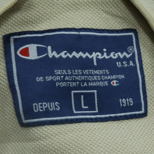 Mens UK Size L Champion Beige Pullover Sweatshirt