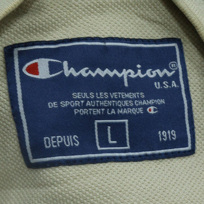 Mens UK Size L Champion Beige Pullover Sweatshirt