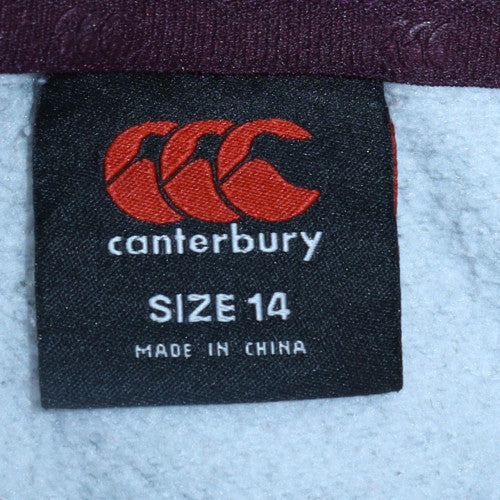 Teens UK Size 14 Canterbury Grey Pullover Sweatshirt