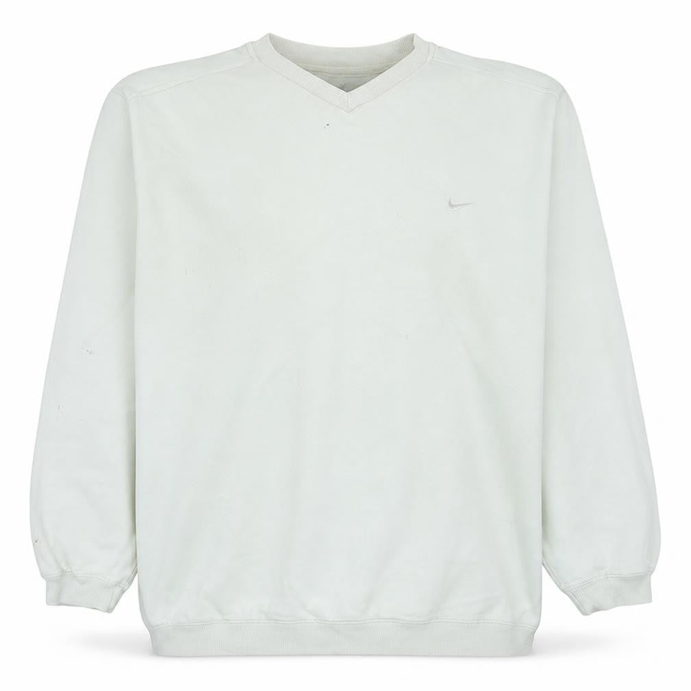 Mens UK Size XL Nike White Pullover Sweatshirt