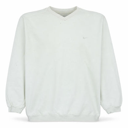 Mens UK Size XL Nike White Pullover Sweatshirt