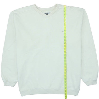 Mens UK Size XL Nike White Pullover Sweatshirt