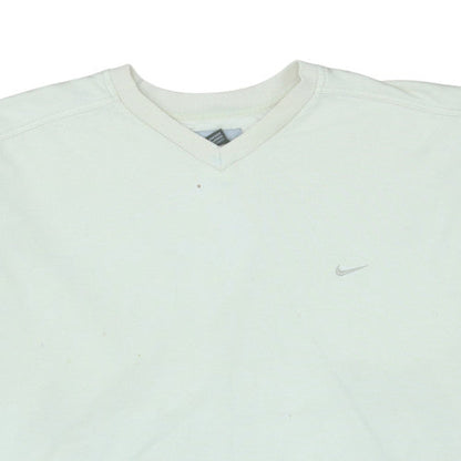 Mens UK Size XL Nike White Pullover Sweatshirt