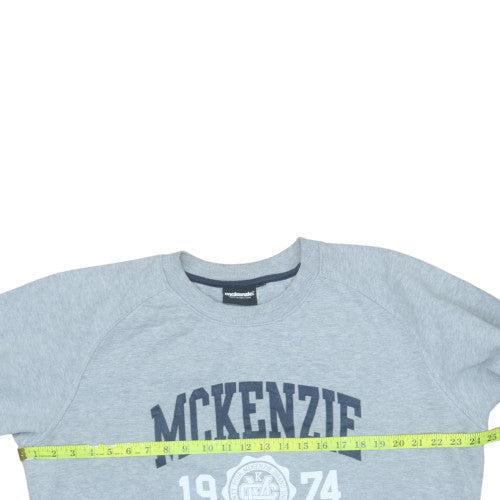 Mens UK Size XL McKenzie Grey Pullover Sweatshirt