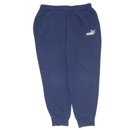 Mens UK Size XL PUMA Regular Fit Sweatpants Blue Trousers