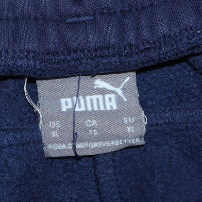 Mens UK Size XL PUMA Regular Fit Sweatpants Blue Trousers