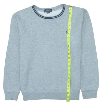 Polo Ralph Lauren Boys Grey Pullover Fleece Sweatshirt 14-16 Years