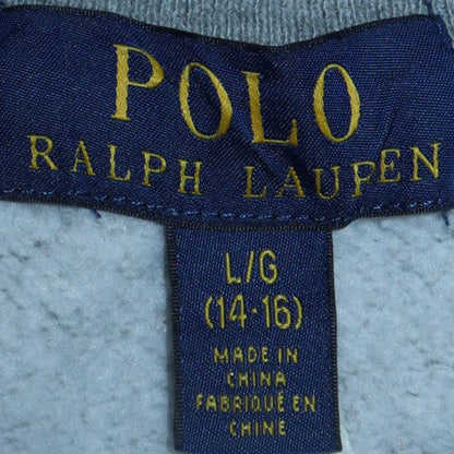 Polo Ralph Lauren Boys Grey Pullover Fleece Sweatshirt 14-16 Years