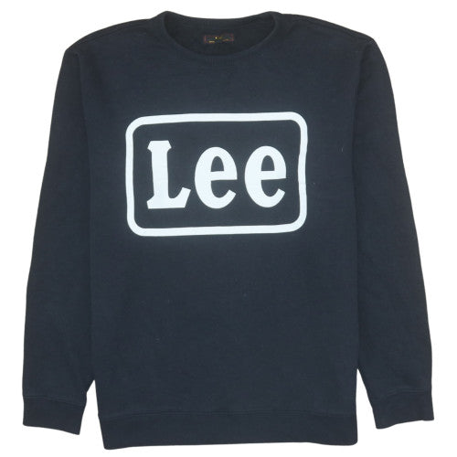 Mens UK Size XL Lee Black Pullover Sweatshirt