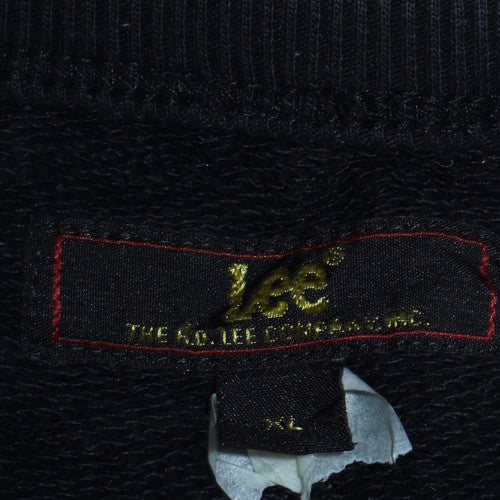 Mens UK Size XL Lee Black Pullover Sweatshirt
