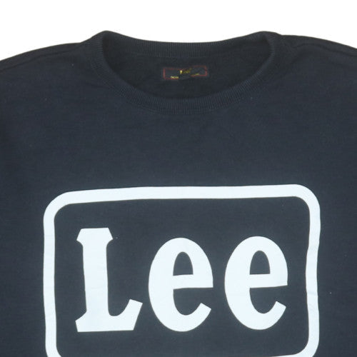 Mens UK Size XL Lee Black Pullover Sweatshirt