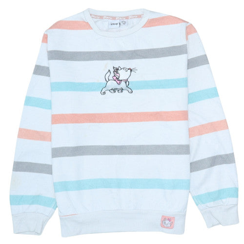 Womens UK Size S Disney White Pullover Sweatshirt