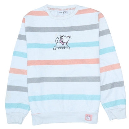 Womens UK Size S Disney White Pullover Sweatshirt