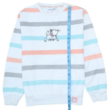 Womens UK Size S Disney White Pullover Sweatshirt