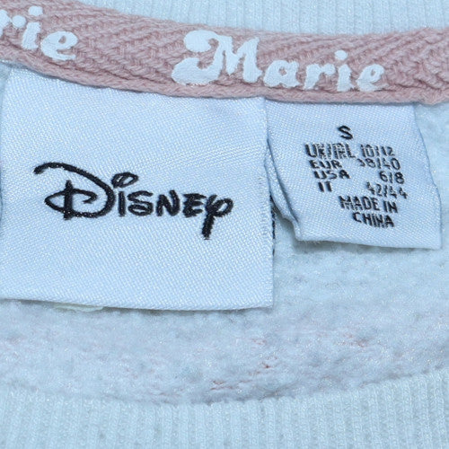 Womens UK Size S Disney White Pullover Sweatshirt