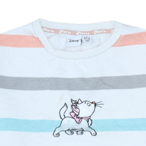 Womens UK Size S Disney White Pullover Sweatshirt