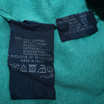 Mens UK Size M Ralph Lauren Green Pullover Jumper