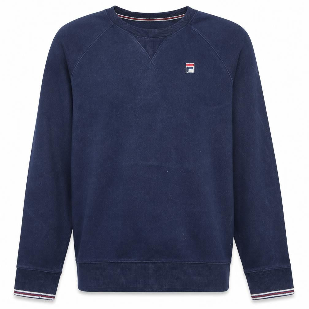 Mens UK Size S FILA Blue Pullover Sweatshirt