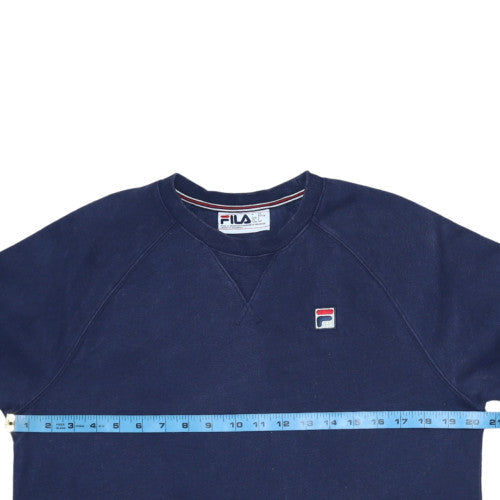 Mens UK Size S FILA Blue Pullover Sweatshirt