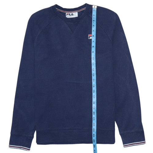Mens UK Size S FILA Blue Pullover Sweatshirt