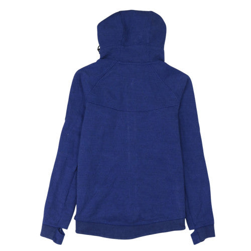 Mens UK Size M Nike Blue Full Zip Hoodie