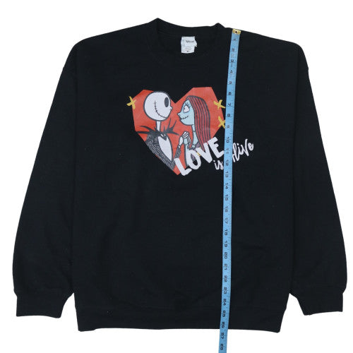 Womens UK Size XL Disney Black Pullover Sweatshirt