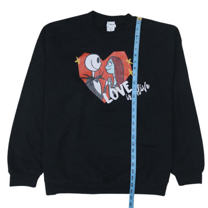 Womens UK Size XL Disney Black Pullover Sweatshirt