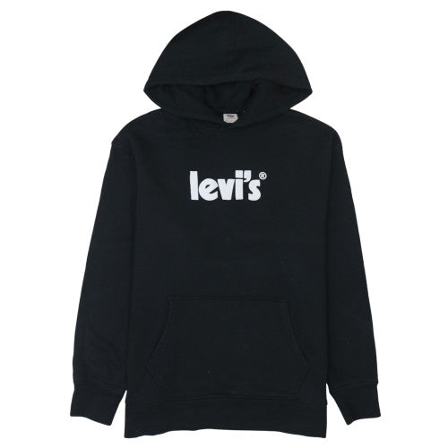 Mens UK Size L Levi's Black Pullover Hoodie