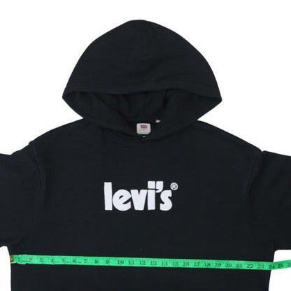 Mens UK Size L Levi's Black Pullover Hoodie