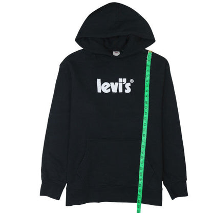 Mens UK Size L Levi's Black Pullover Hoodie