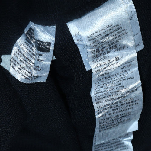 Mens UK Size L Levi's Black Pullover Hoodie