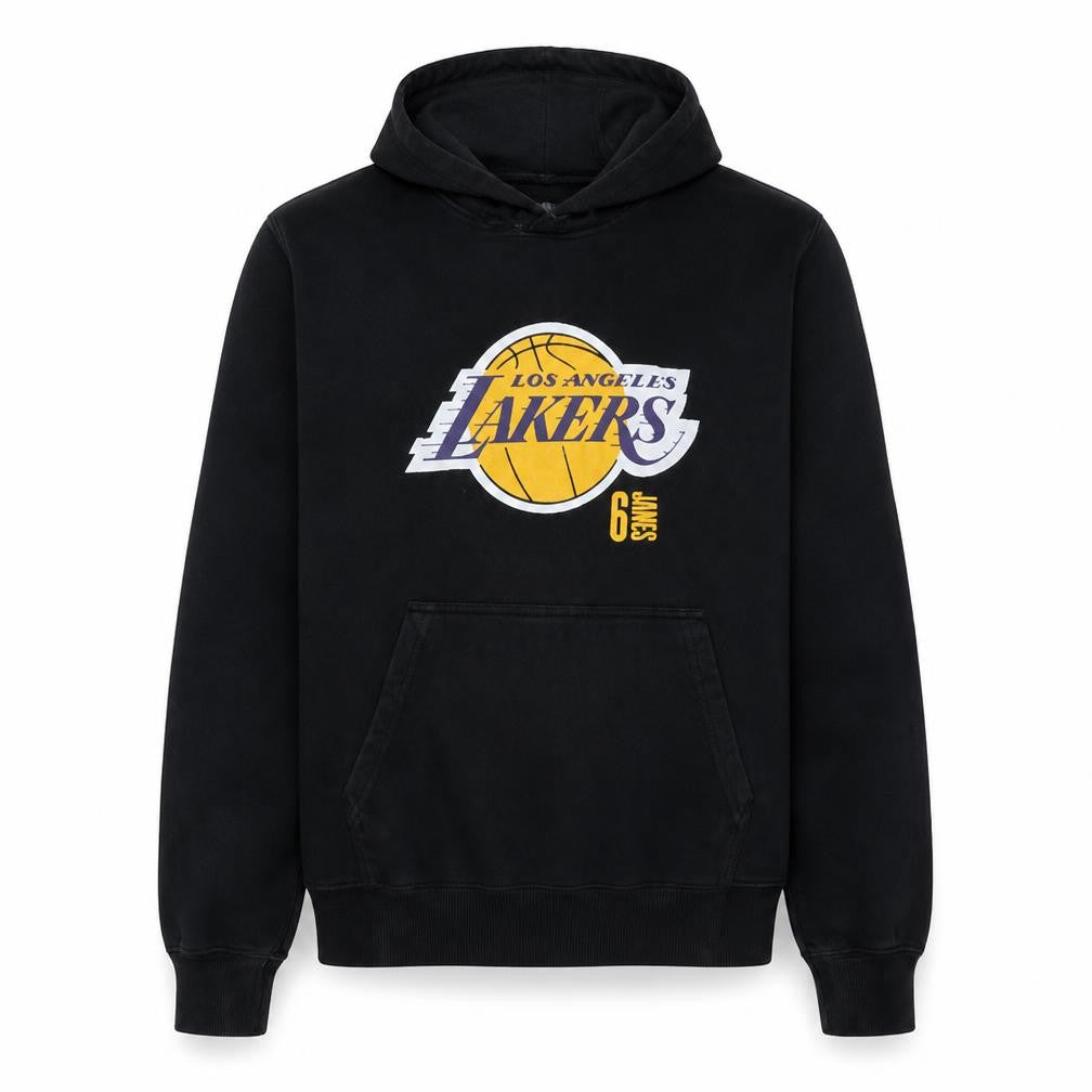 Mens UK Size M NBA Black Pullover Hoodie