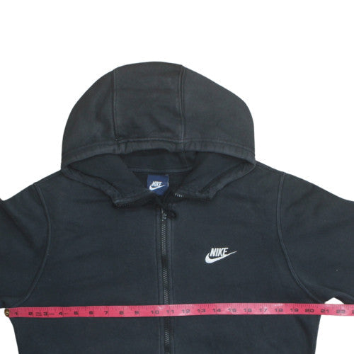 Mens UK Size S Nike Black Full Zip Hoodie