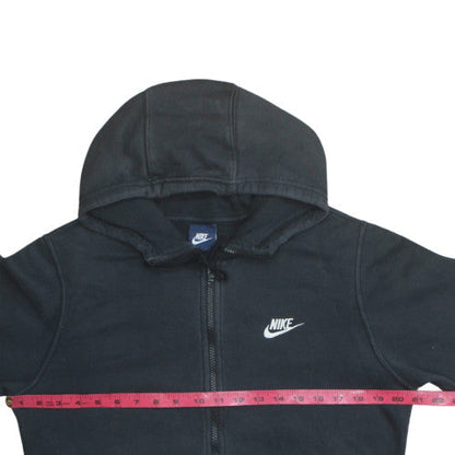 Mens UK Size S Nike Black Full Zip Hoodie
