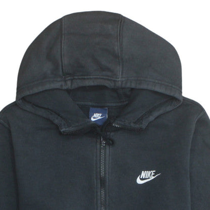 Mens UK Size S Nike Black Full Zip Hoodie