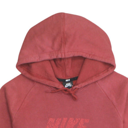 Womens UK Size L Nike Red Pullover Hoodie