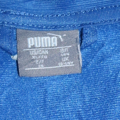 Boys UK Size 13-14 Years PUMA Blue Track Jacket