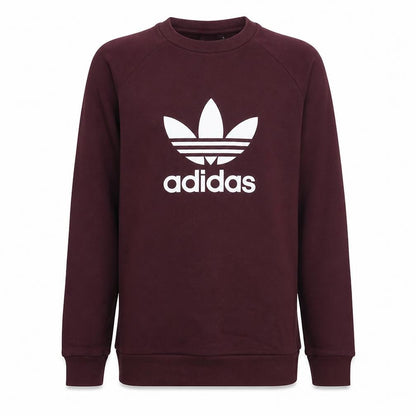 Mens UK Size M adidas Brown Pullover Sweatshirt